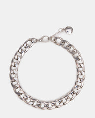 LINK CHAIN ANKLET SILVER