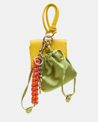 TRAVEL BAG CHARM YELLOW MULTI